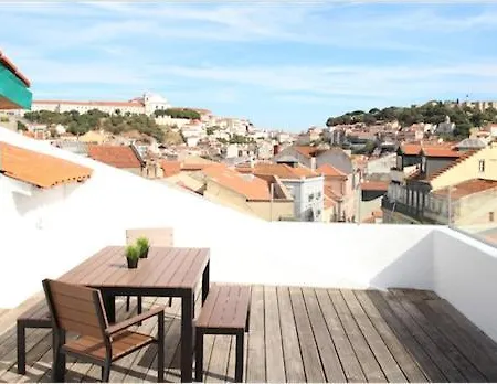 شقة Duplex Avec Terrasse Vue Sur Castelo Sao Jorge